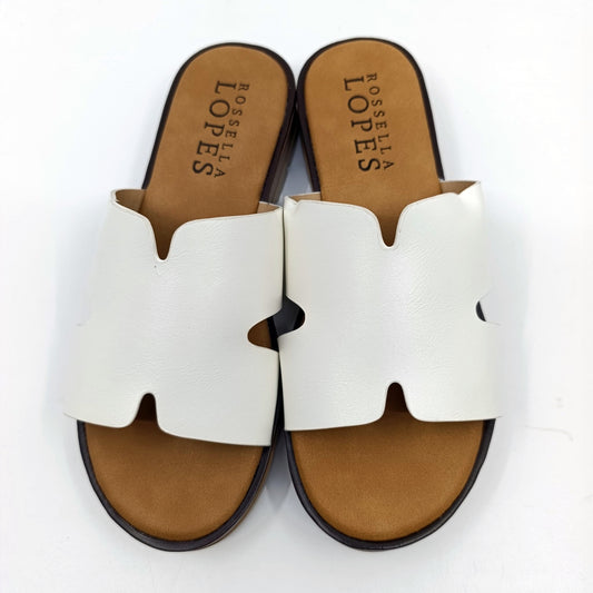 Anatomske ženske natikače Rossella Lopes Zlata bijele