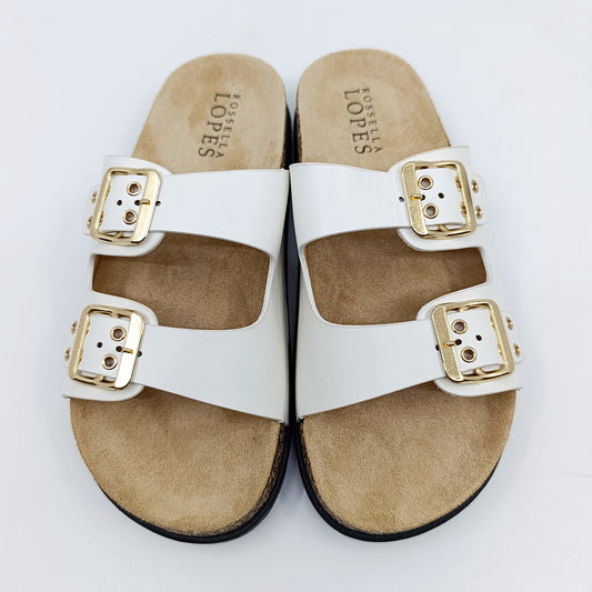 Anatomske ženske natikače Rossella Lopes Anja bijele