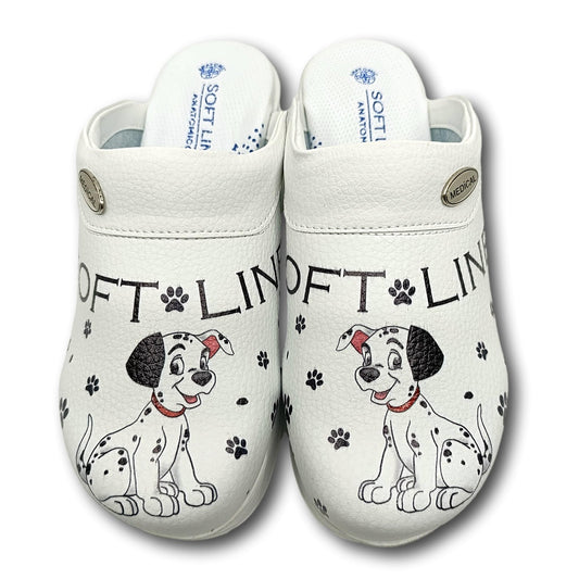 anatomske klompe soft line medical prava koza dalmatiner