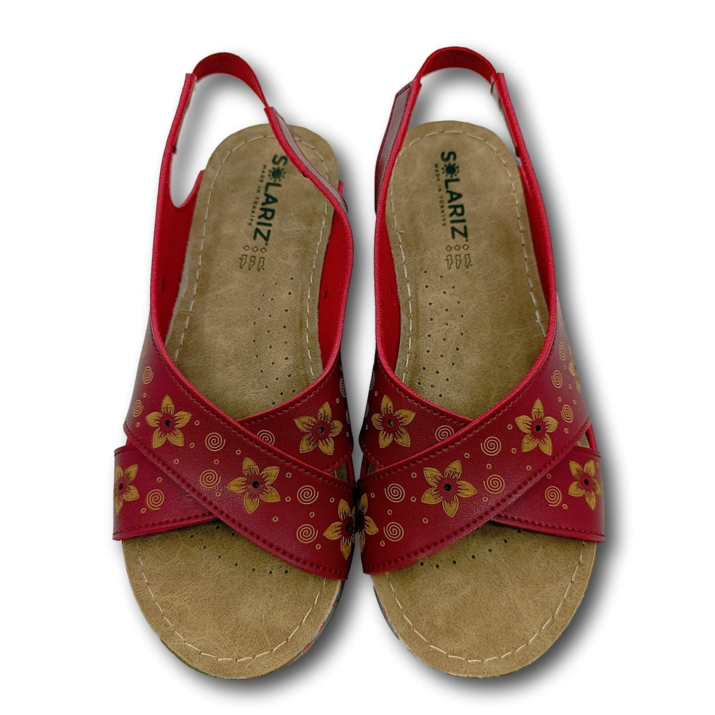 anatomske ljetne zenske sandale zlatni detalji