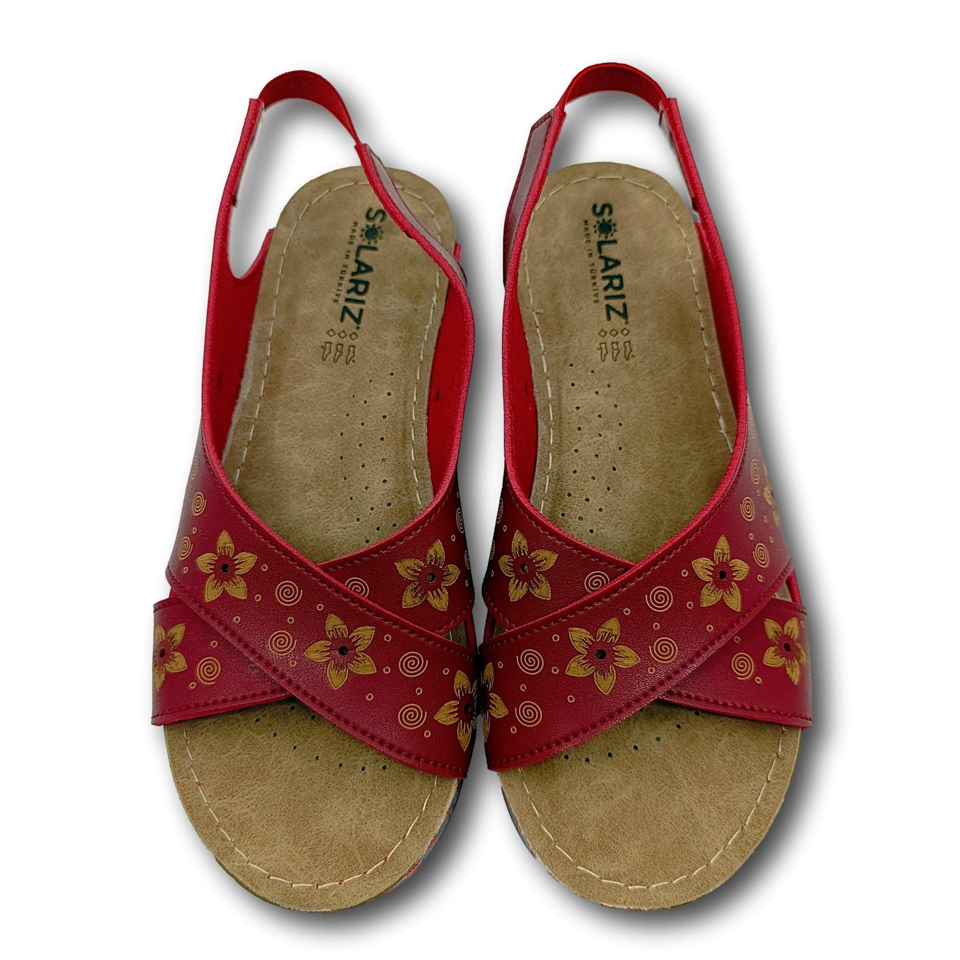 anatomske ljetne zenske sandale zlatni detalji