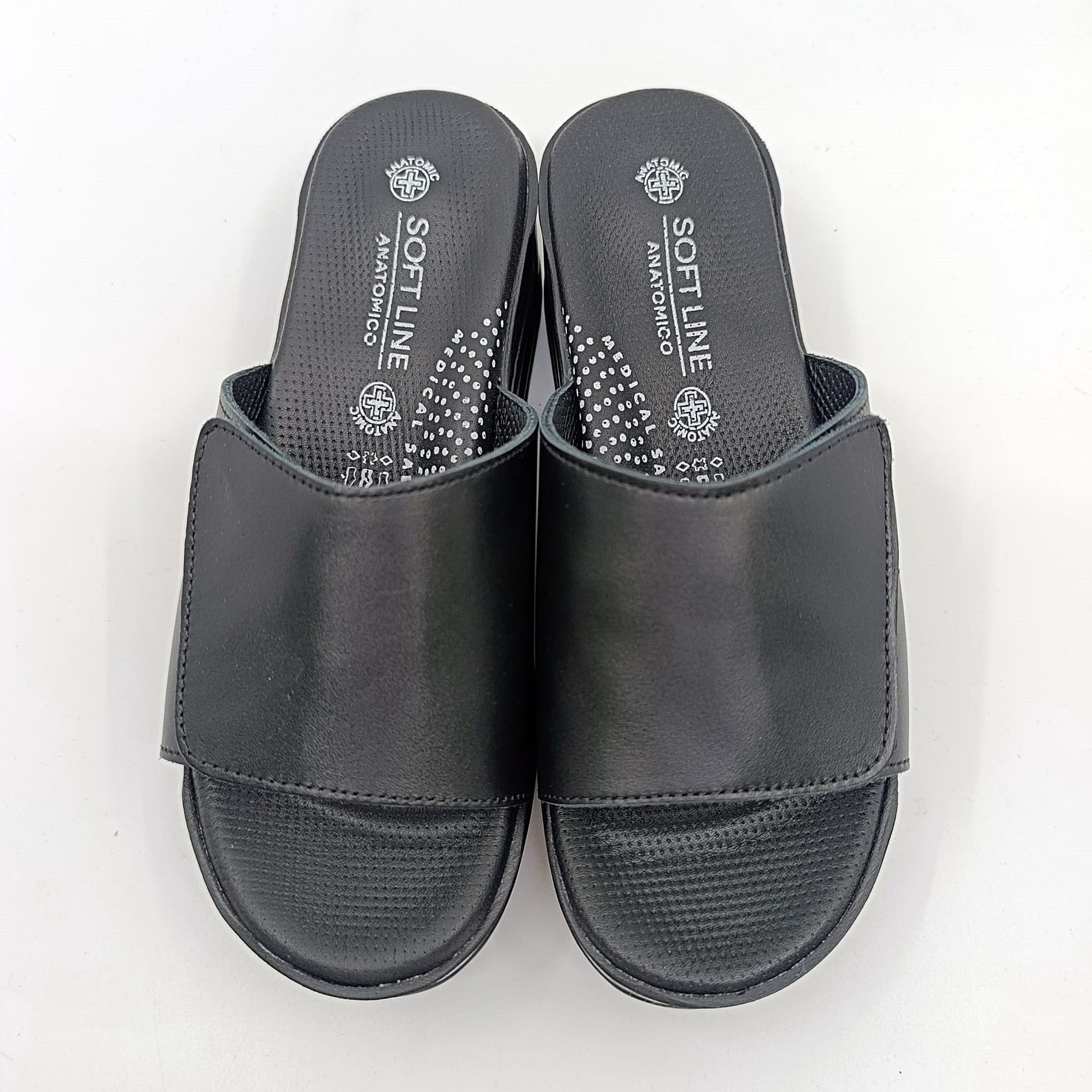 anatomske natikace crne udobne za dugo stajanje