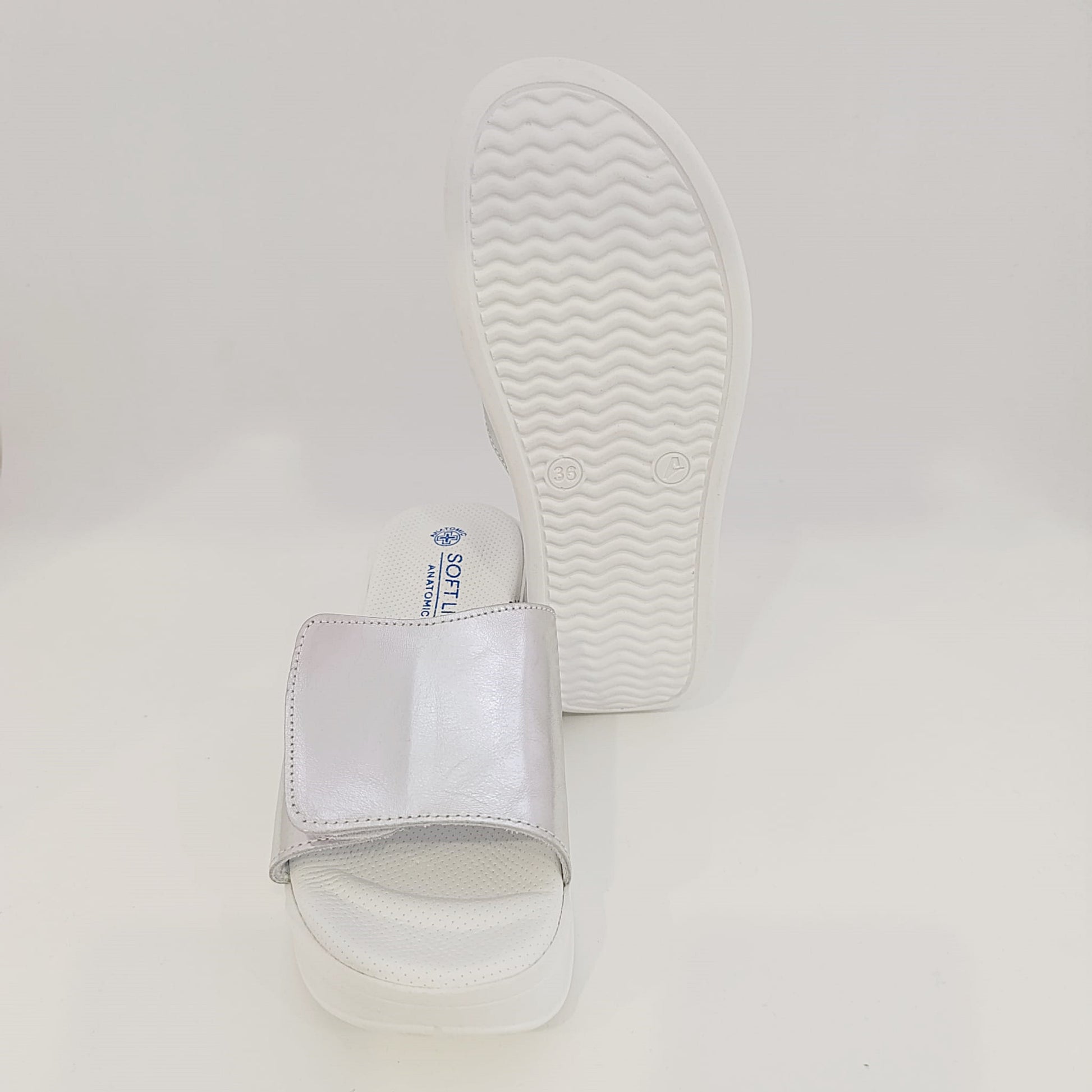 anatomske natikace srebrne perforirana tabanica