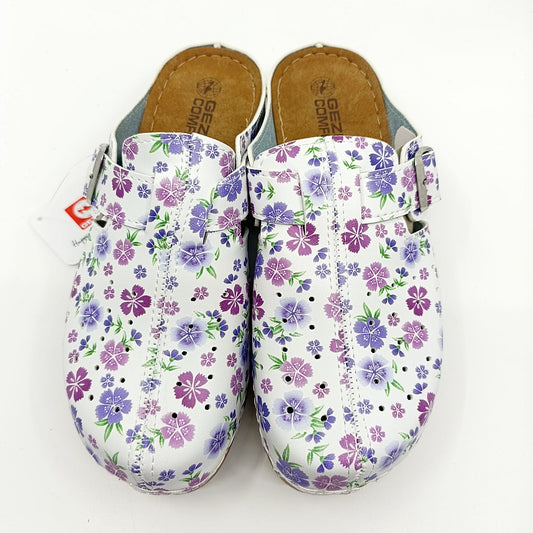 anatomske klompe plavi cvijet