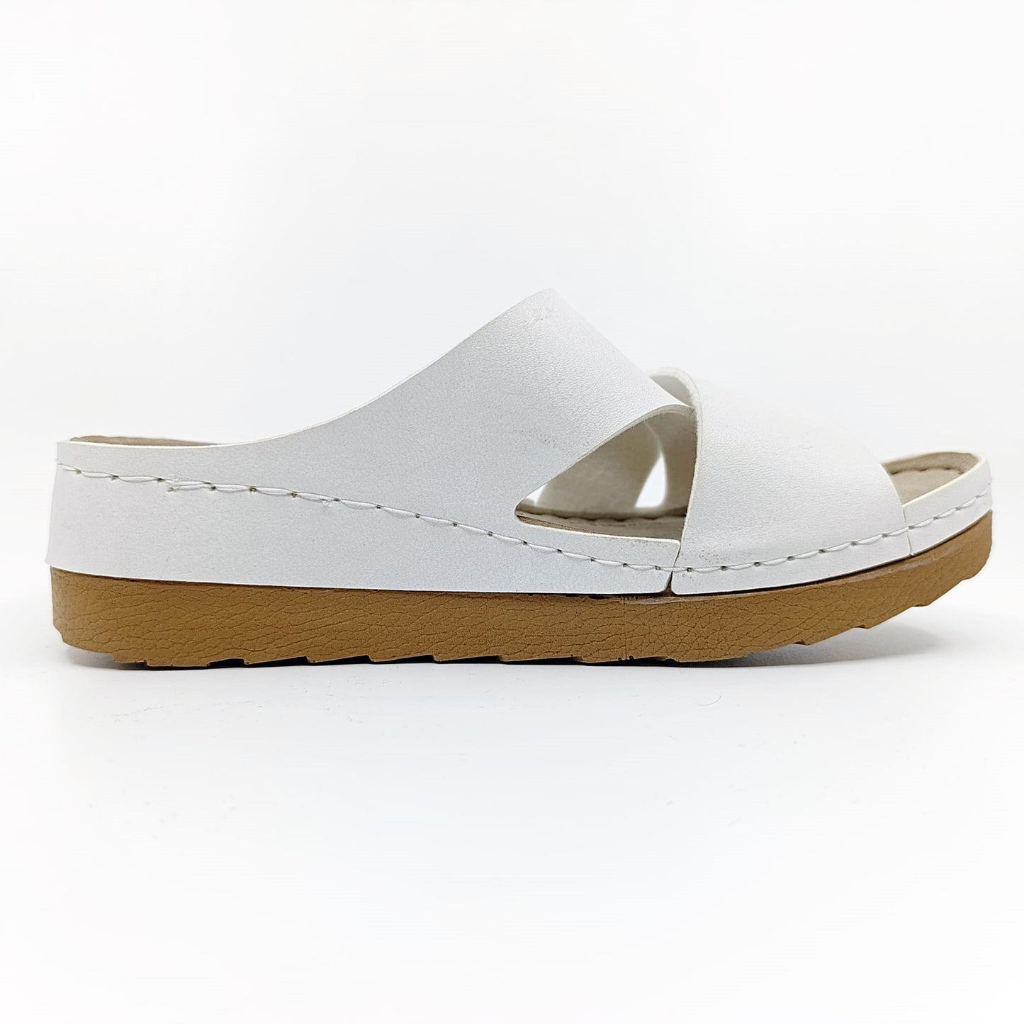 bijele anatomske natikace za ljeto gezer povisena peta