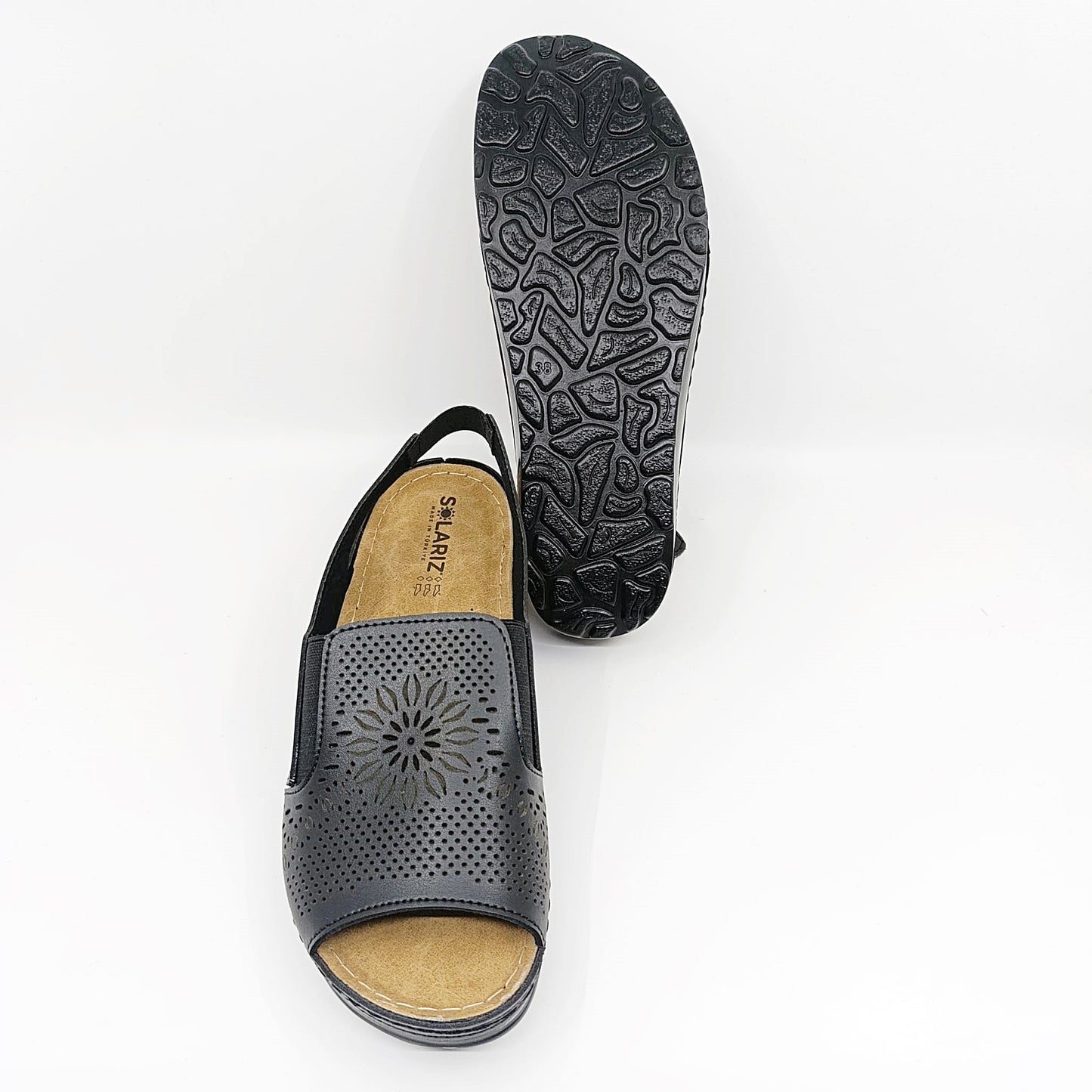 casual elegantne wedge udobne sandale solariz