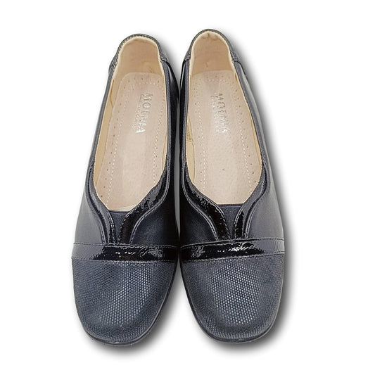 crne poslovne cipele udobne platforma