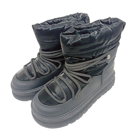 crne zenske gleznajce s krznom zimske