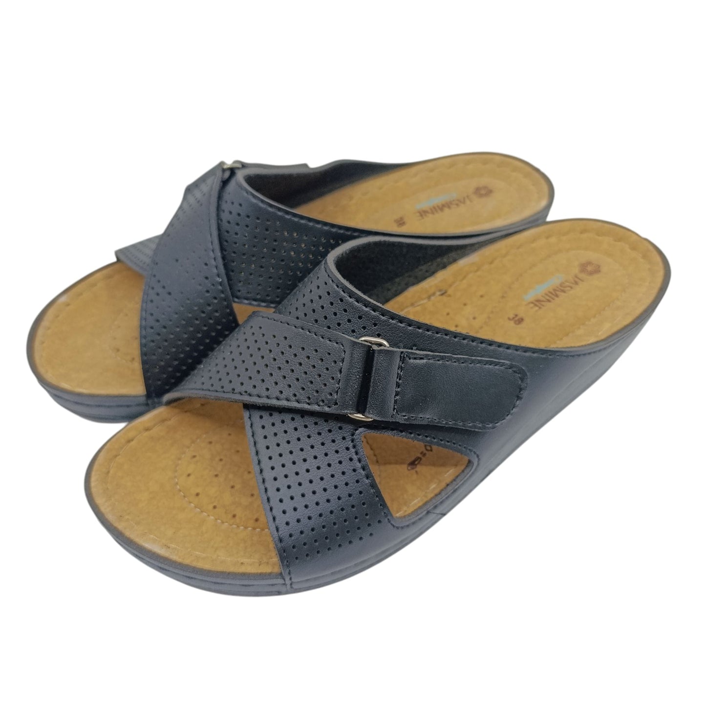 crne zenske natikace anatomski ulozak povisena peta