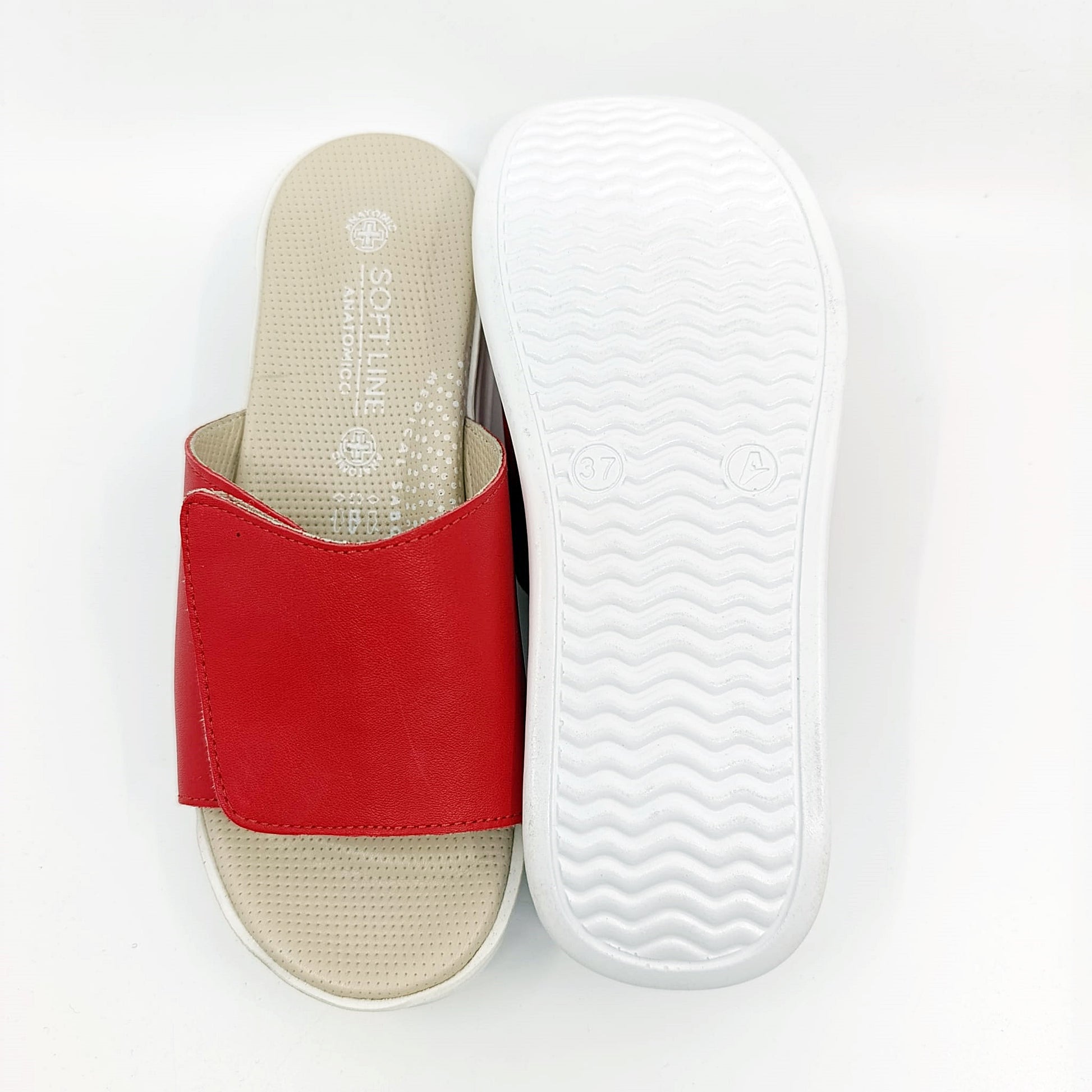 crvene zenske natikace anatomski don koza