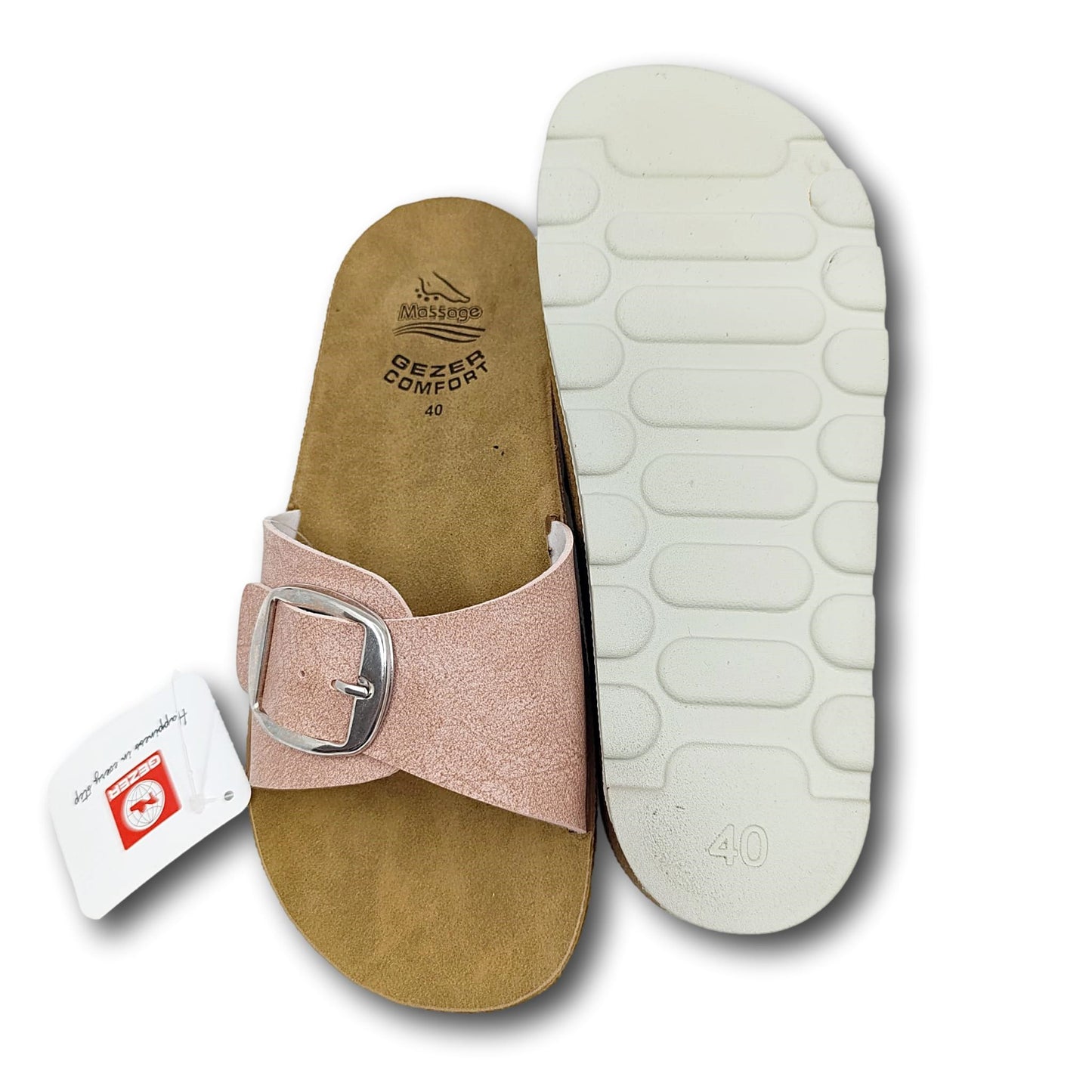 gezer zenske natikace roza umjetni materijal