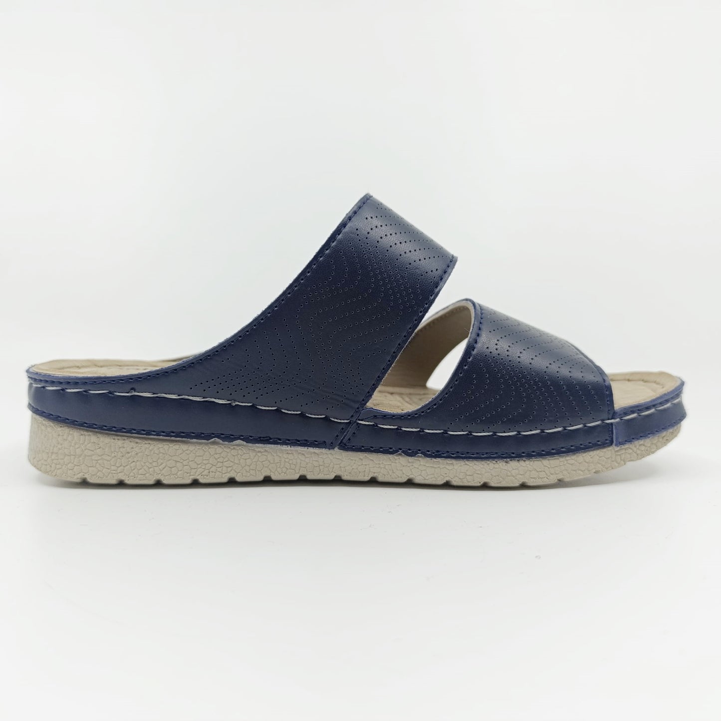 golden step tamnoplave perforirane natikace gornji pogled