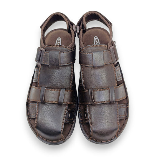 jasen muska sandala s cickom smeda