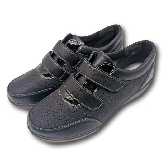 lagane crne slip on comfort cipele