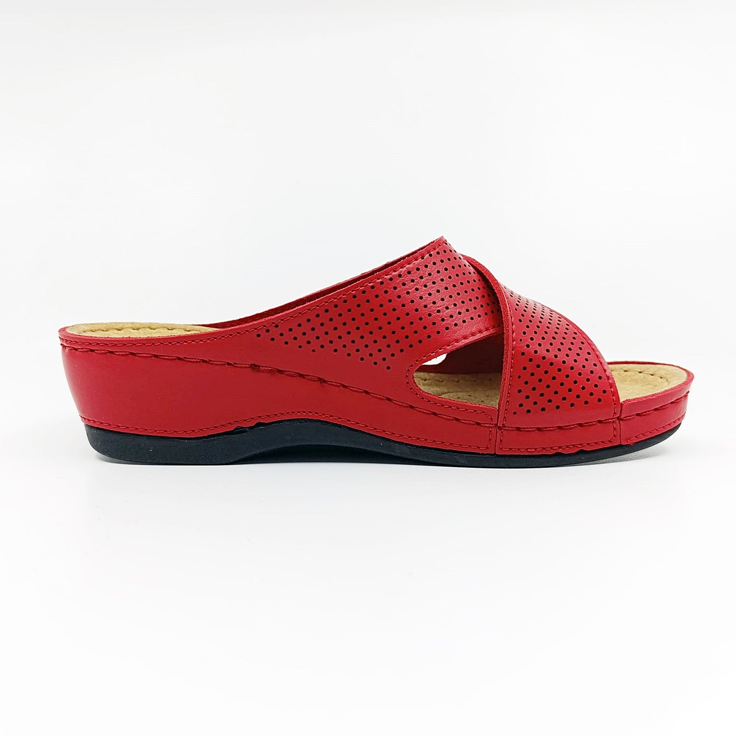 udobne zenske natikace za svakodnevno nosenje crvene