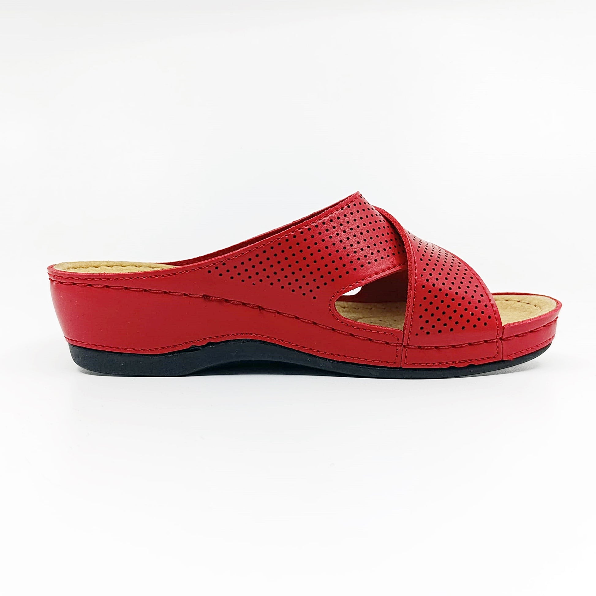 udobne zenske natikace za svakodnevno nosenje crvene