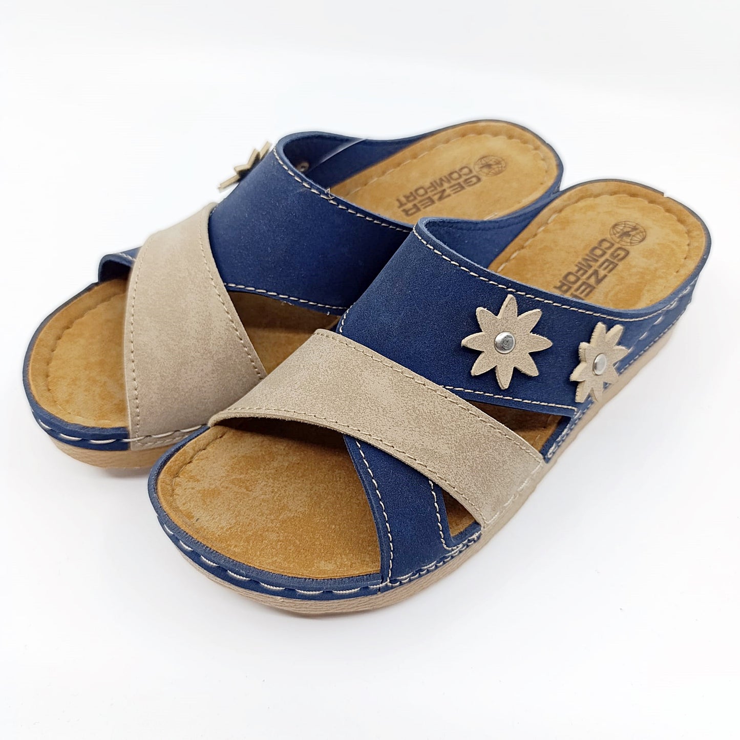 ljetne anatomske natikače plave