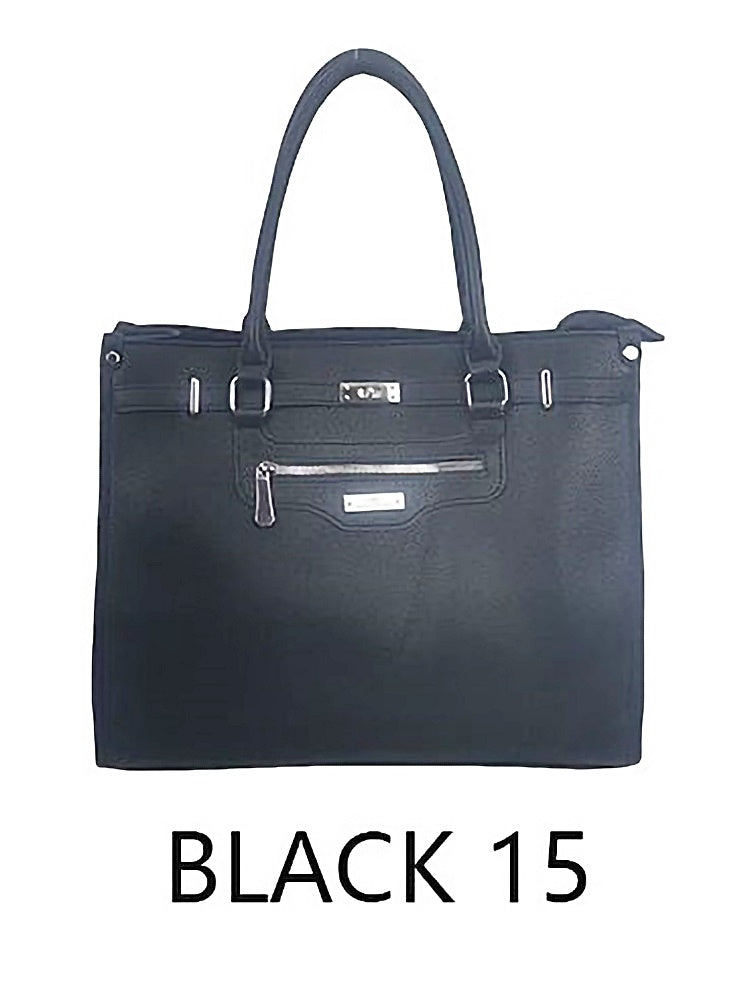 moderna veganska torba crna remen poprijeko CH6678-84 black