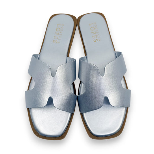 moderne zenske natike metalik srebrne udobne sandale jpg