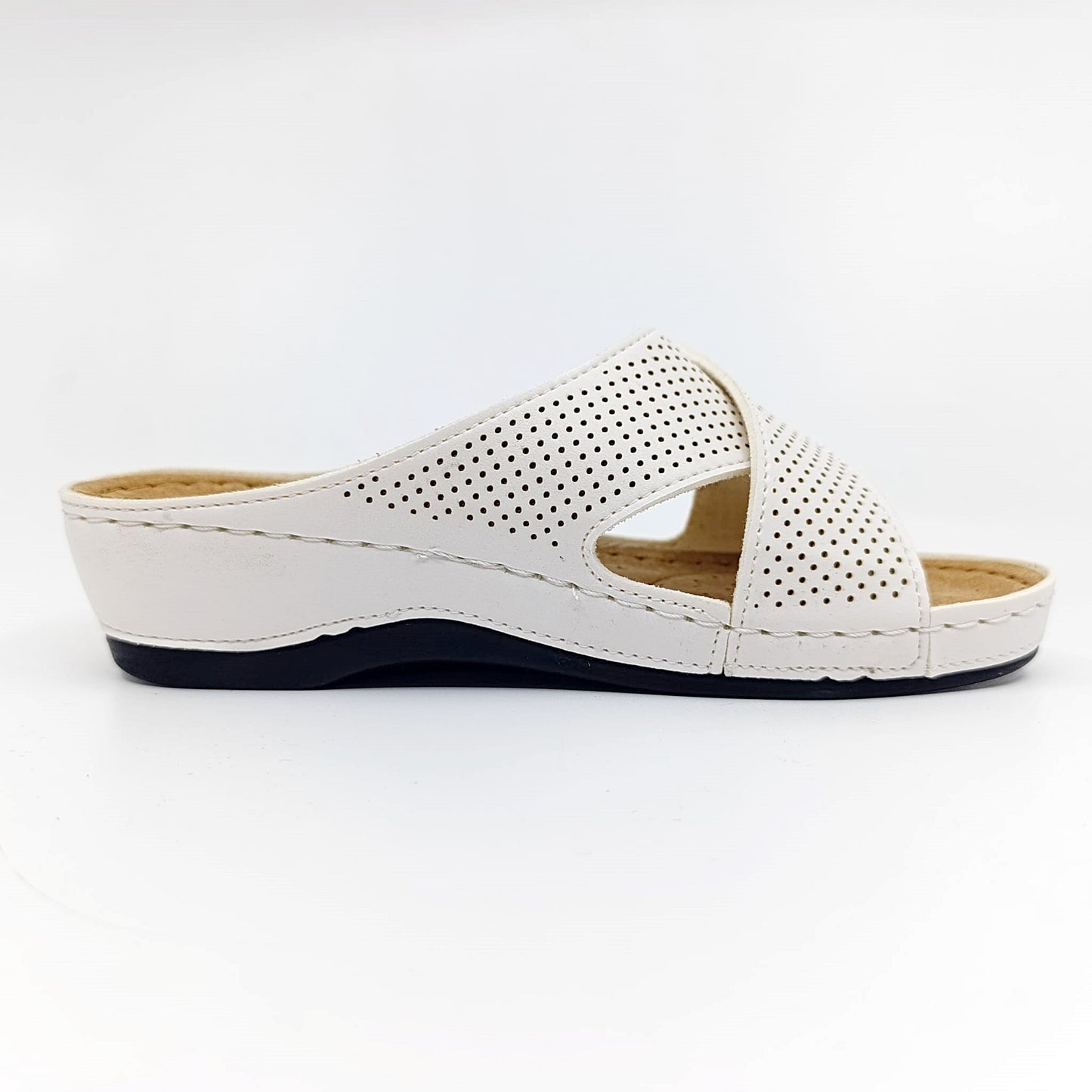 modne zenske natikace bijele ljetne obuca povisena peta