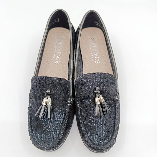 mokasinke ženske crne sa petom