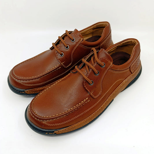 muske comfort cipele smeda koza