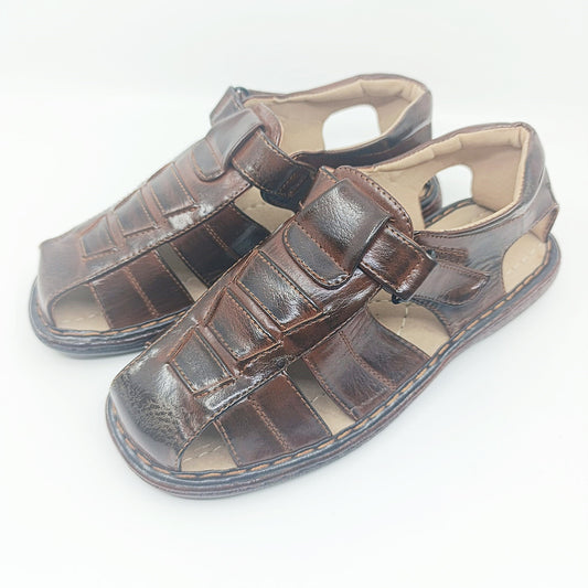 muske zatvorene sandale flexy line mylo smedje