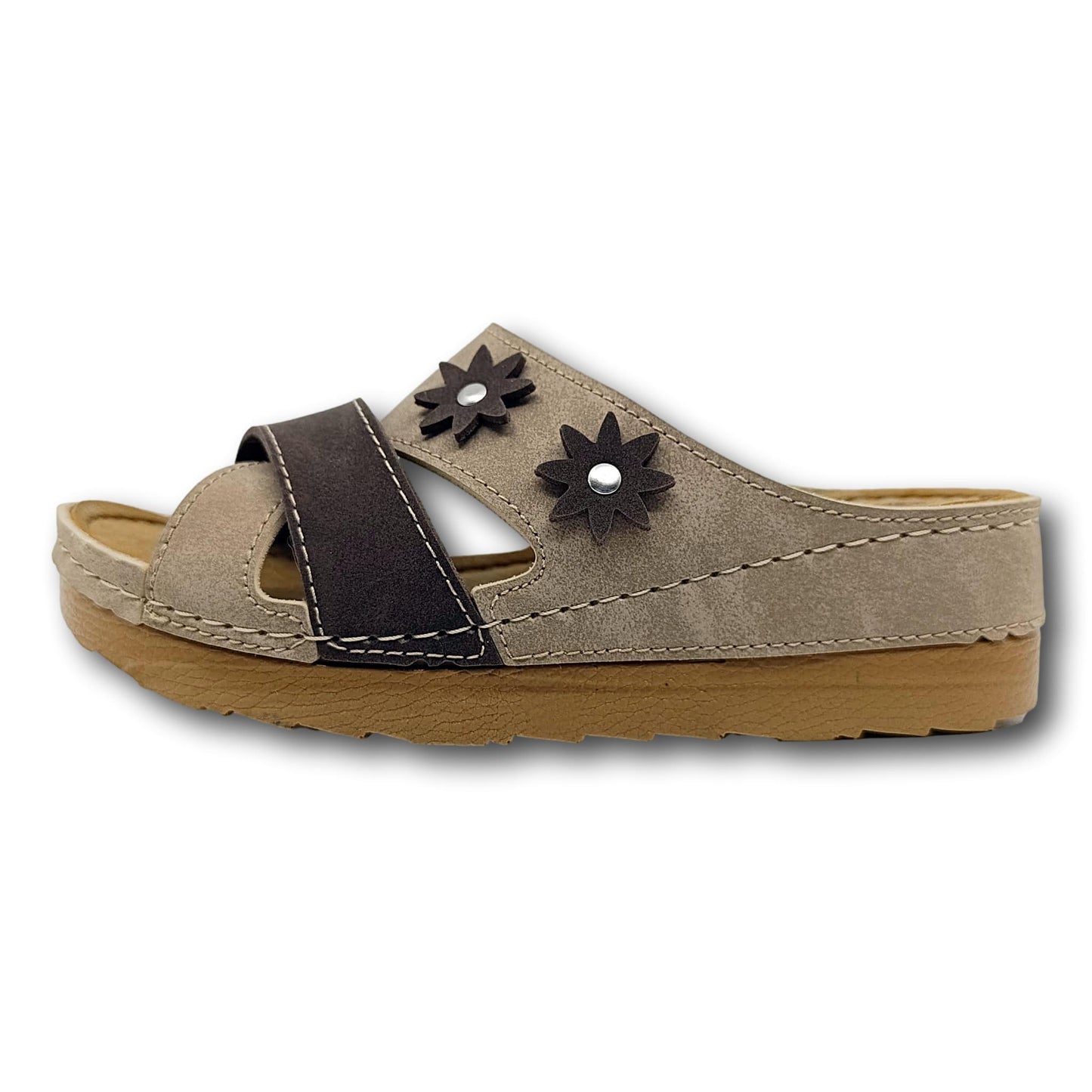 natikace povisena peta 4-5-cm earth ton