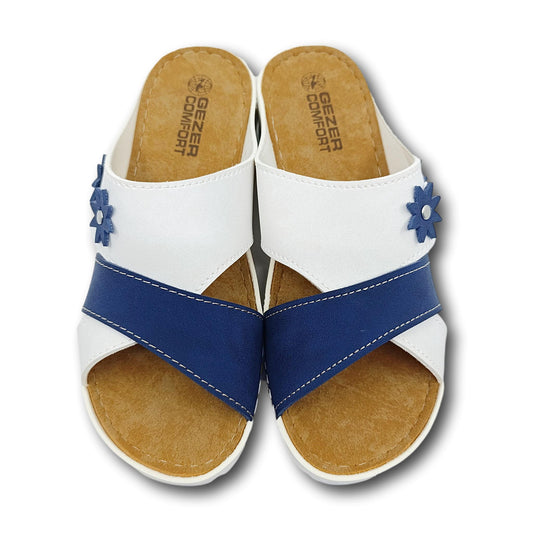 natikace povisena peta 4-5-cm mornarsko bijeli