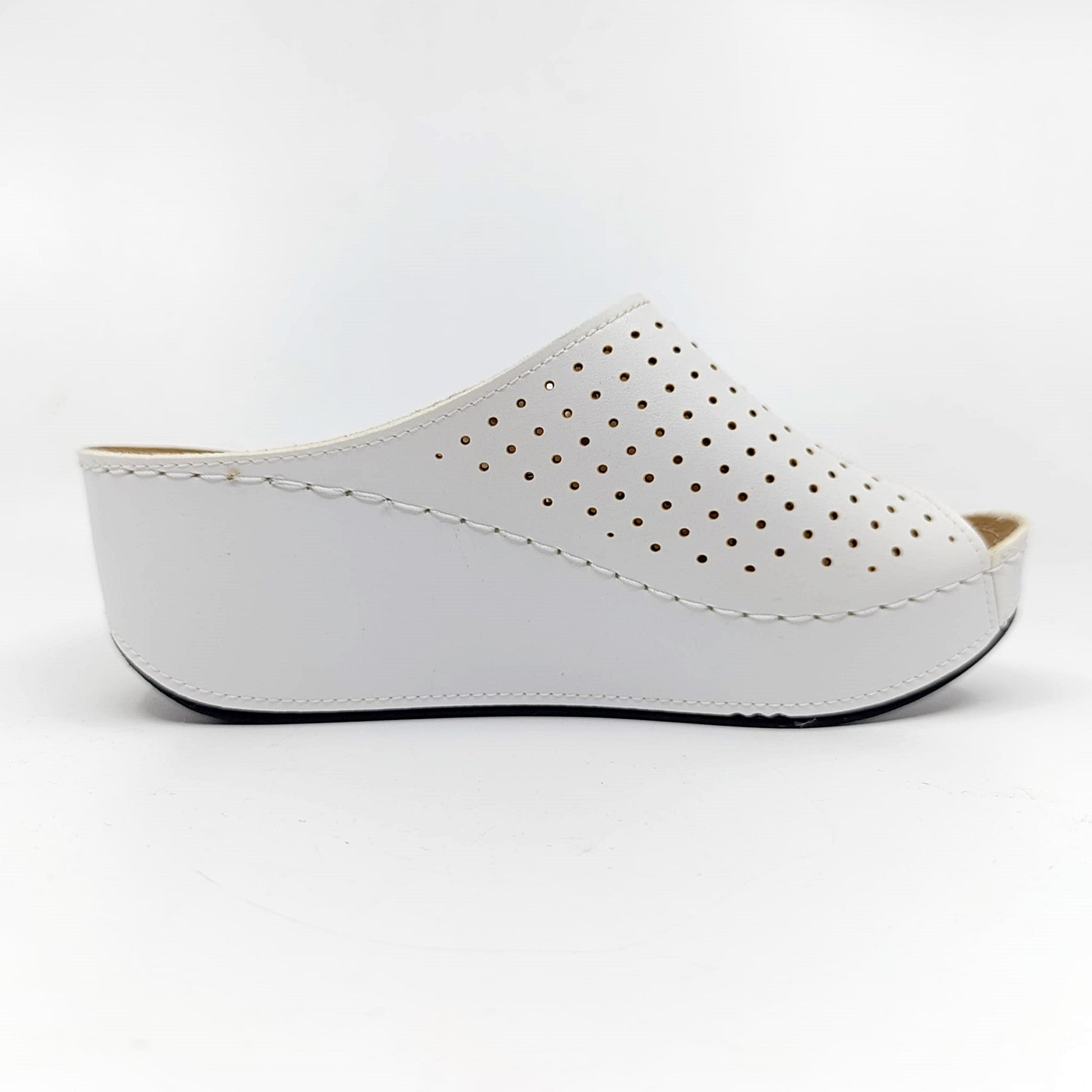 natikace umjetni materijal bijele crni djon