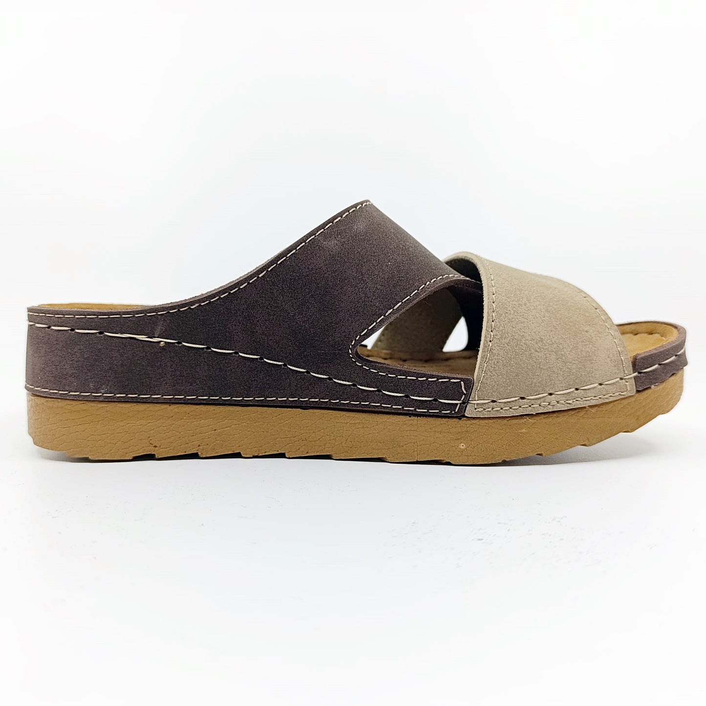 natikače za plažu smeđe