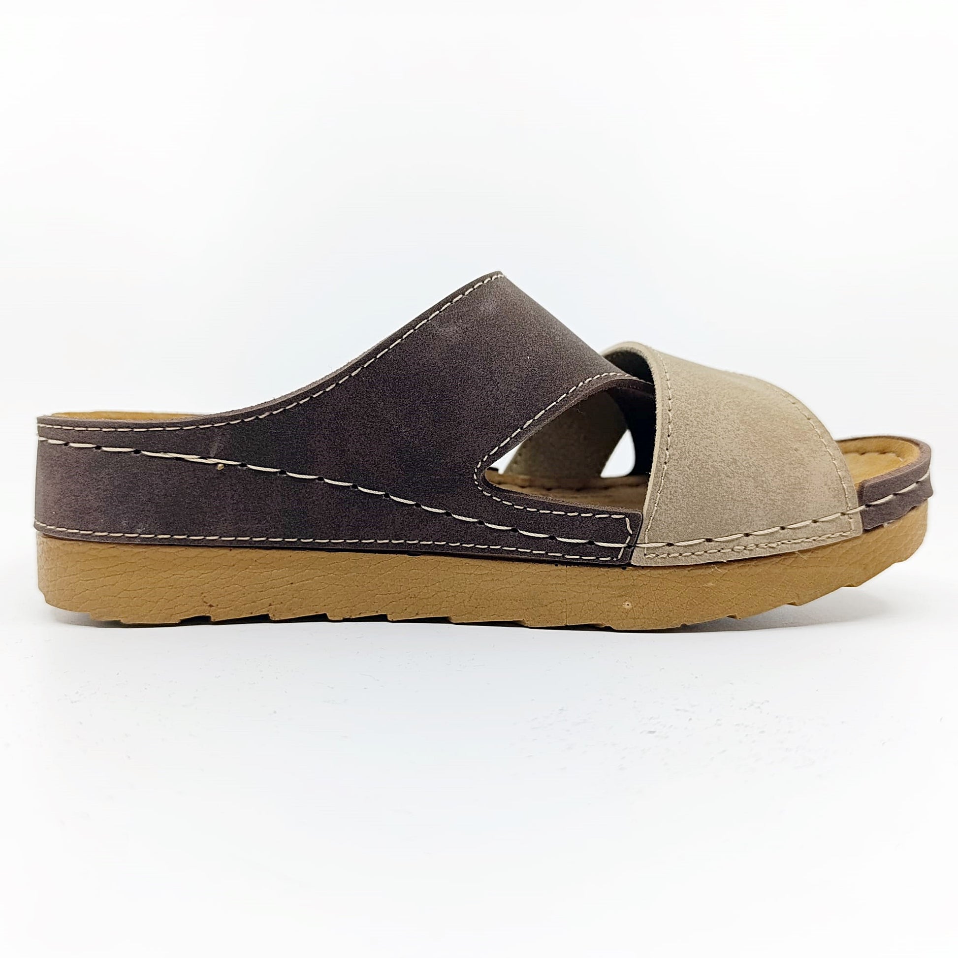 natikače za plažu smeđe