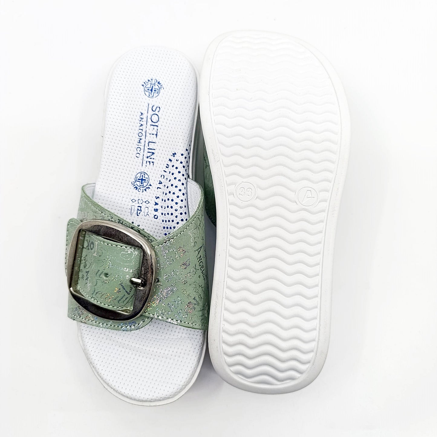 ortopedske natikace zelene soft-line