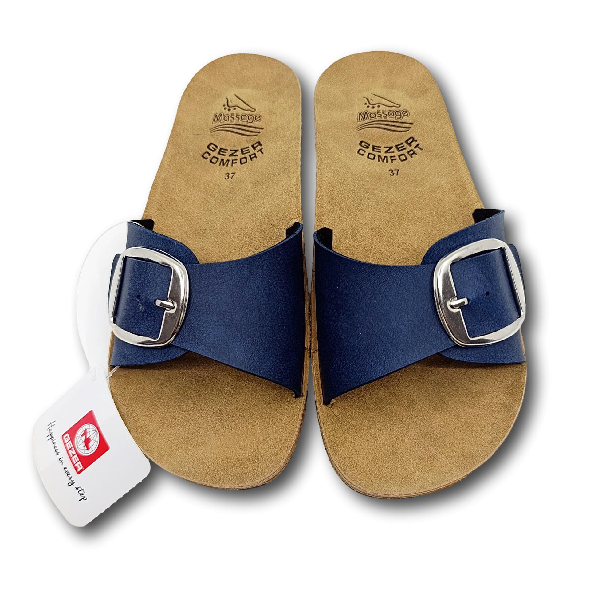 plave ljetne natikace masazna funkcija umjetni materijal