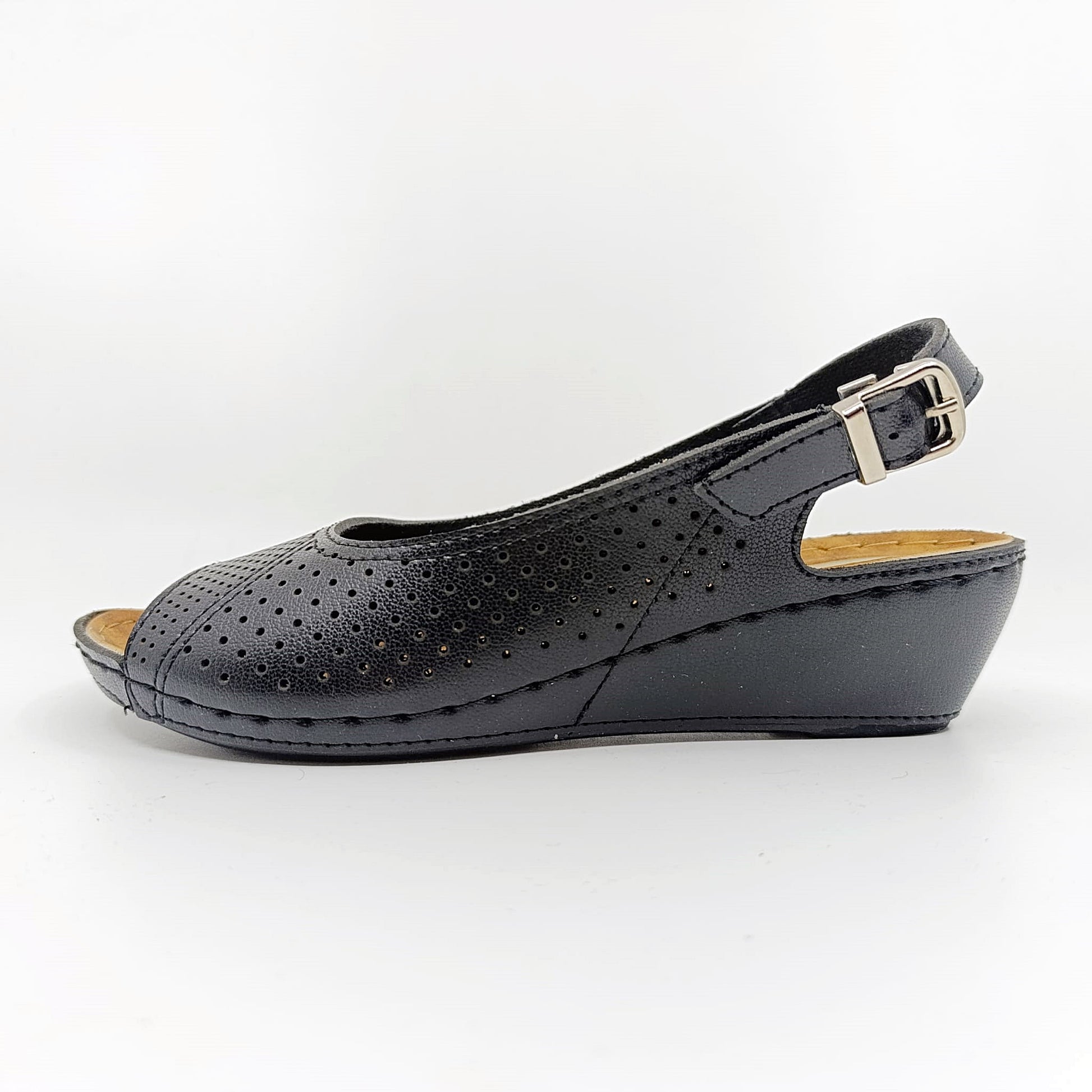 sandale sa otvorenom petom crne