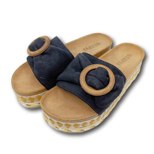 tamnoplave platformske natikace drvena kopca