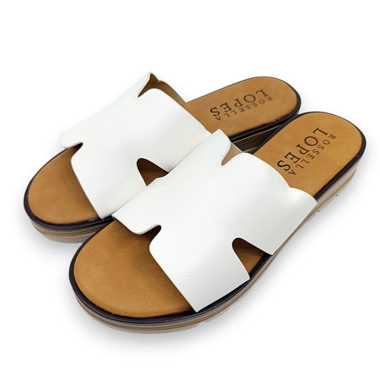 Anatomske ženske natikače Rossella Lopes Zlata bijele