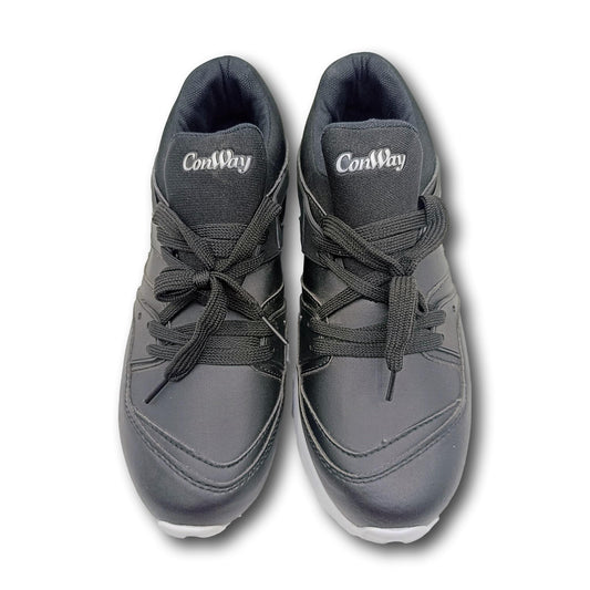 udobne lagane tenisice rona conway crne povisen peta