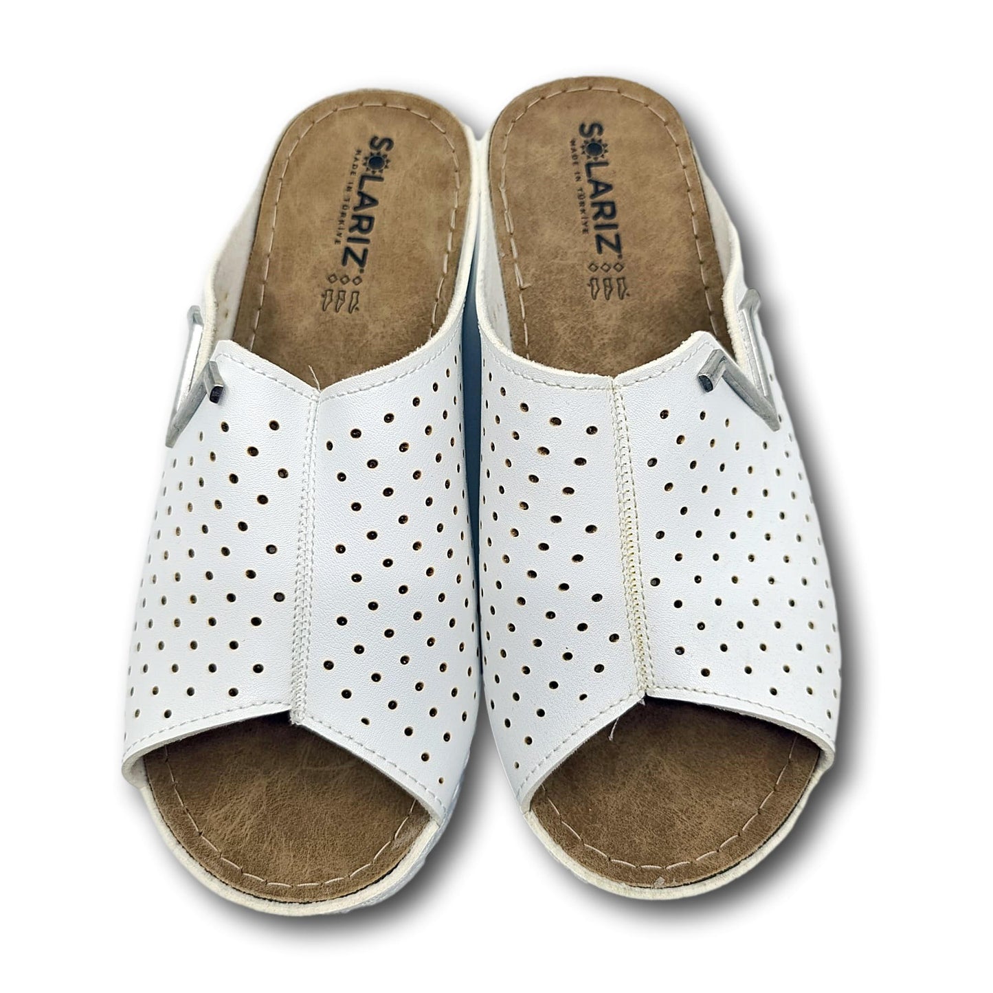 udobne mekane natikace solariz bijele