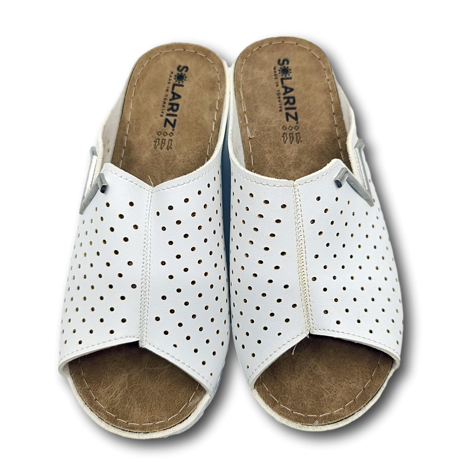 udobne mekane natikace solariz bijele