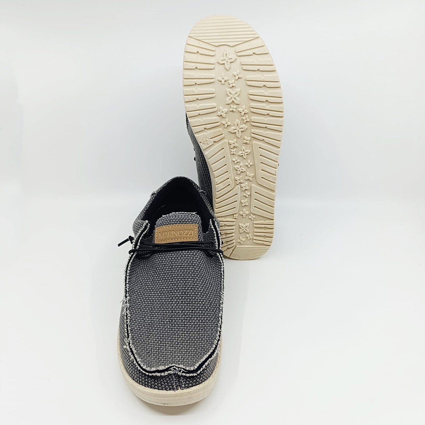 udobne muske mokasine platno sive spagerice modern style