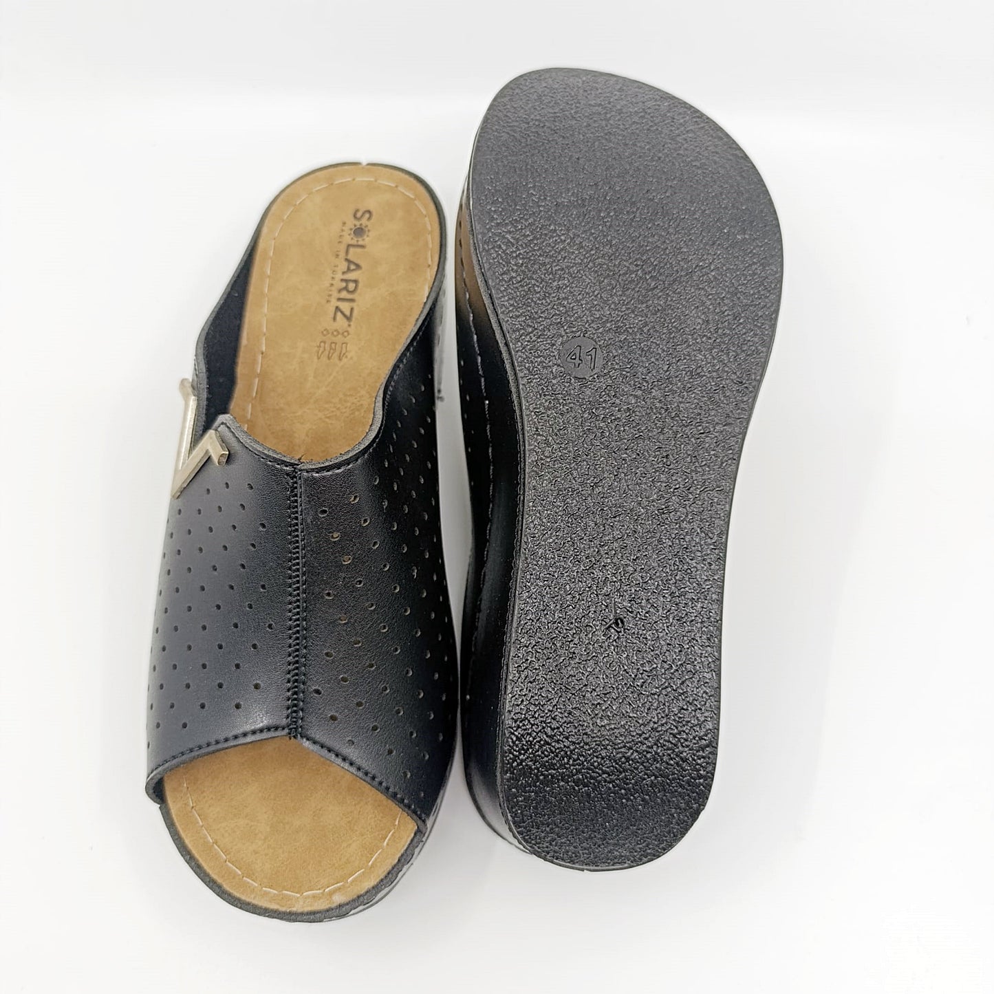 udobne radne natikace crna boja