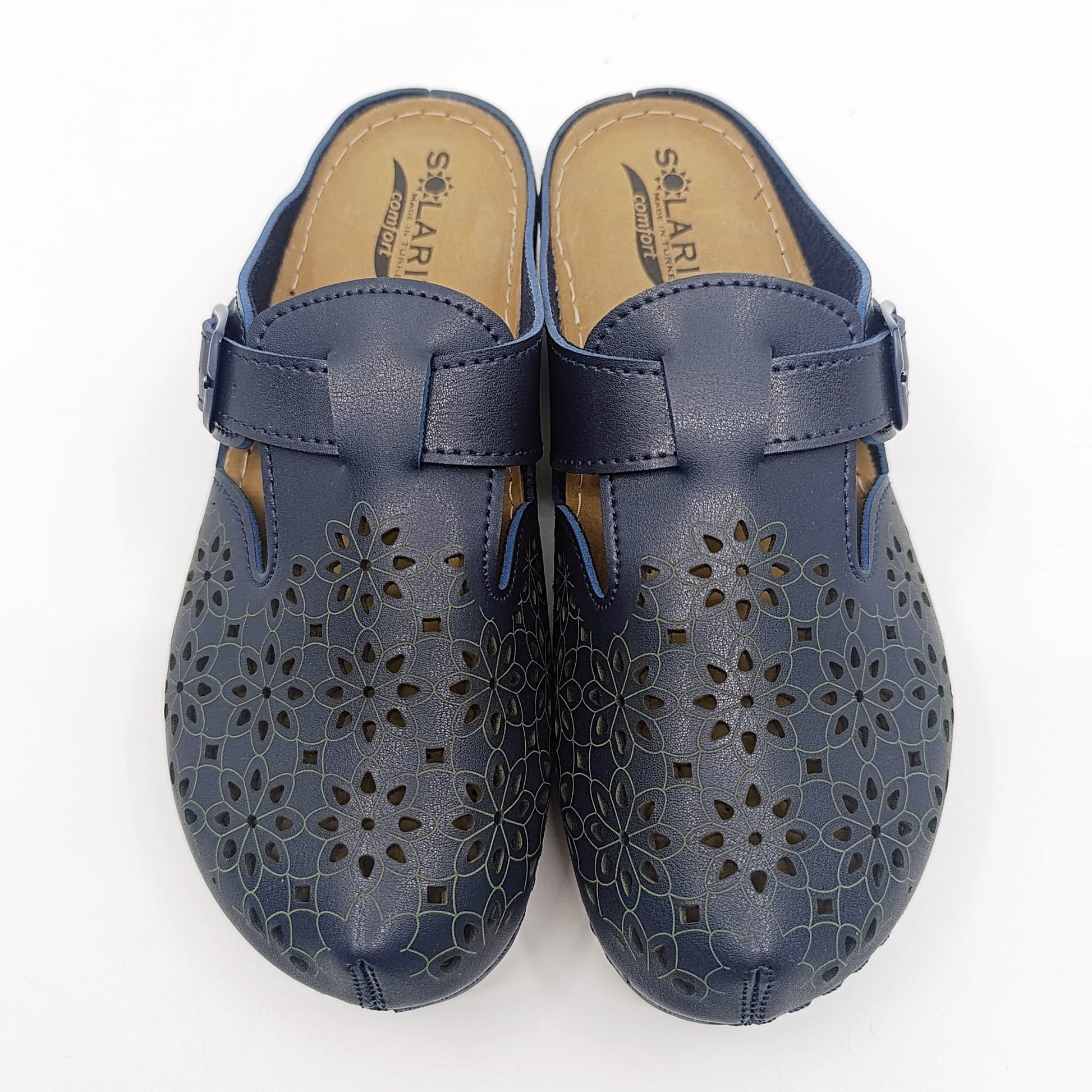 udobne tamno plave klompe šupljikavo gornjište