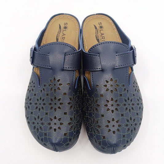 udobne tamno plave klompe šupljikavo gornjište