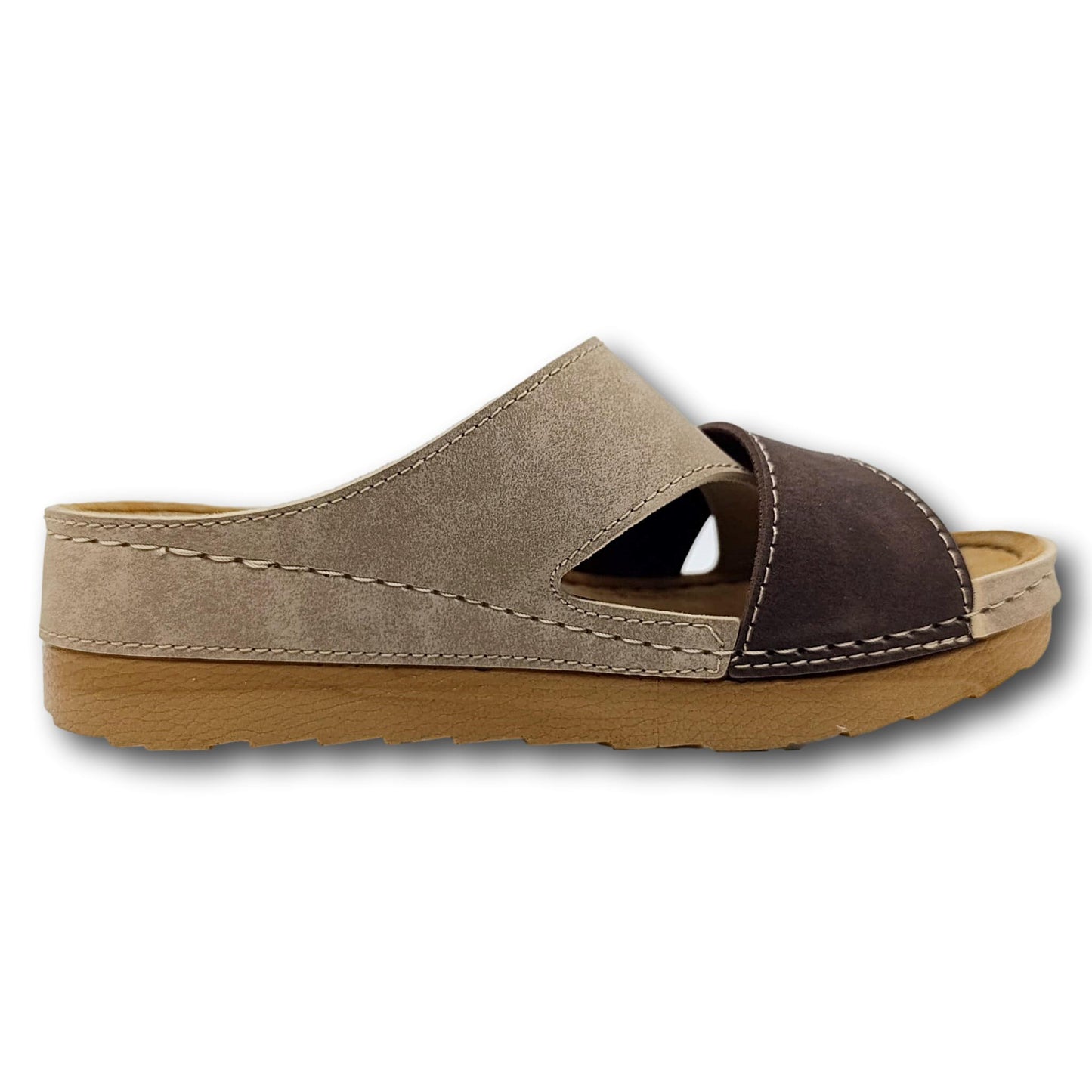 udobne ženske papuce ljeto neutralne boje