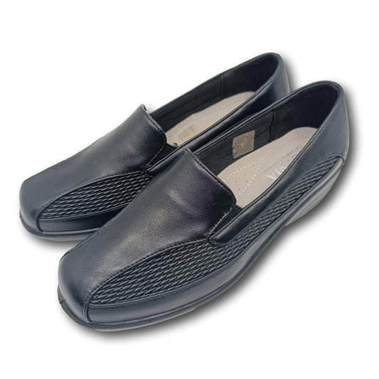 udobne zenske slip on cipele crne boje