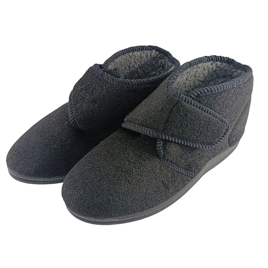 Papuče za starije osobe Paola crne 72358