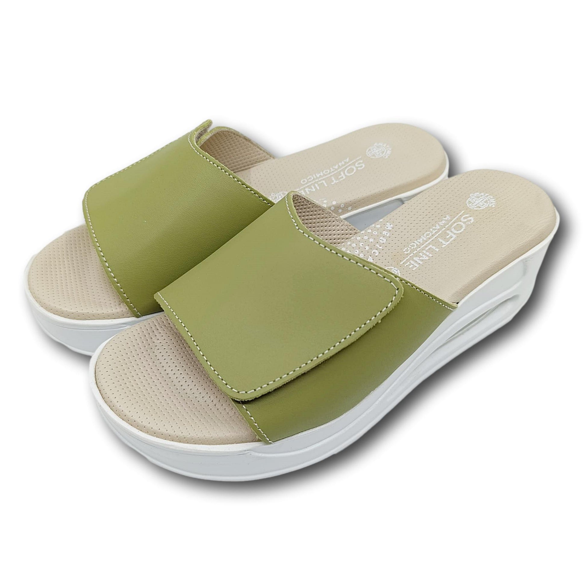 zelene kozne anatomske natikace zracni jastuk