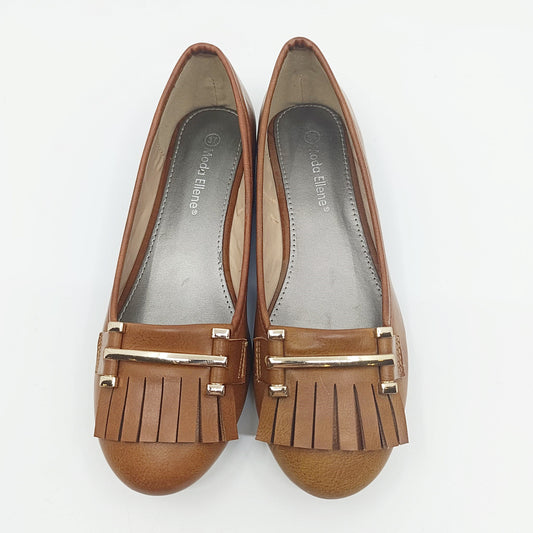 ženske balerinke camel haro shoes