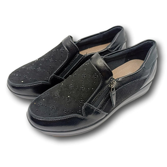 ženske cipele crne mekane